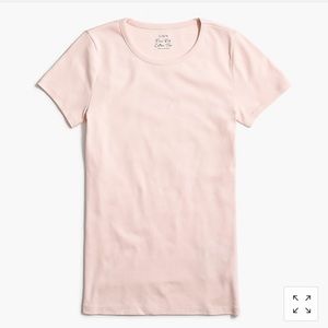 Fine-rib crewneck tee